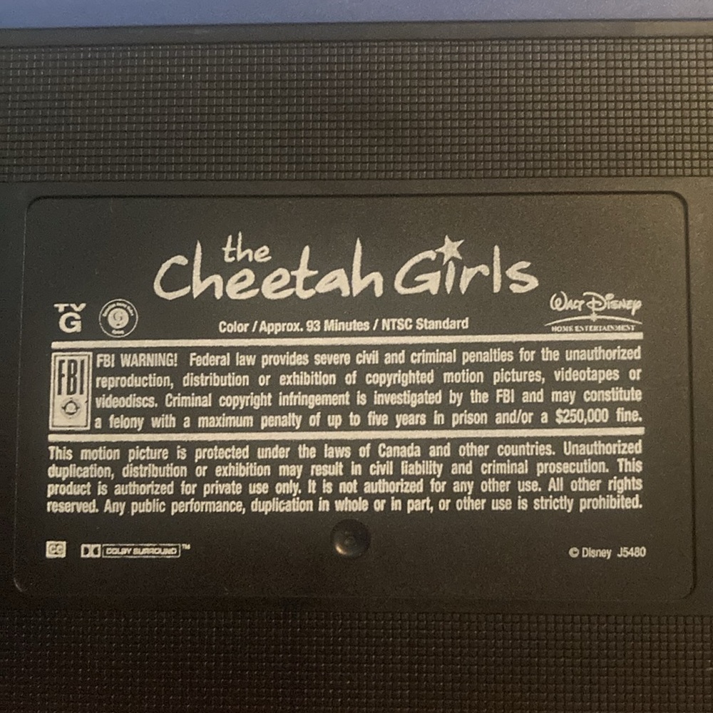 Walt Disney VHS Tape The Cheetah Girls. 36576. - Picture 9 of 10